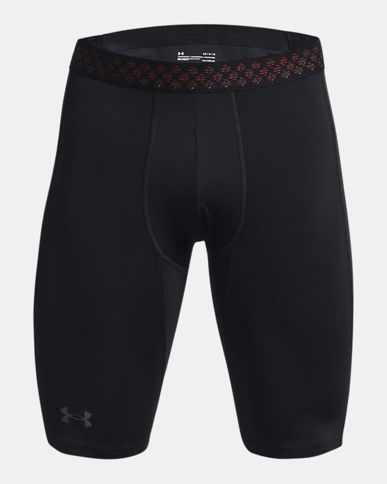 Herren UA RUSH™ SmartForm Lange Shorts, Black, pdpMainDesktop image number 4